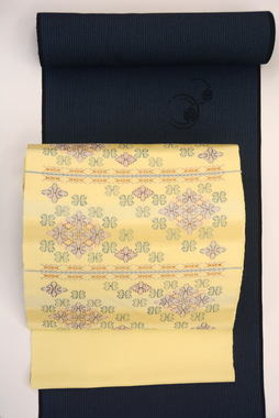やわらかな色調の 読谷山花織り帯 | 玉川屋呉服店